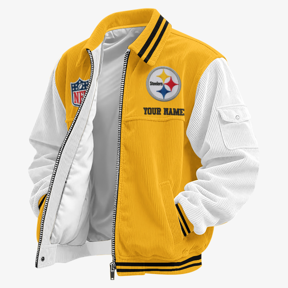Pittsburgh Steelers Touchdown Classic Varsity Jacket PRPKZB