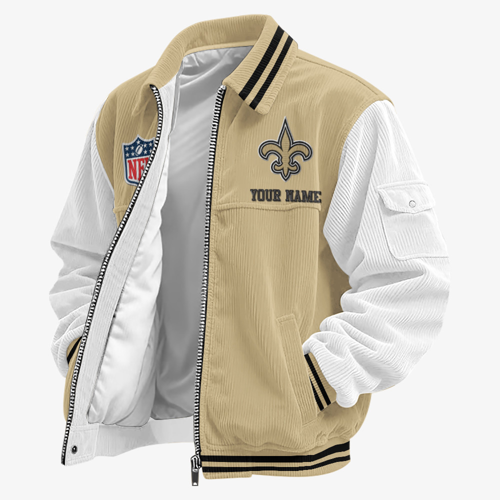 New Orleans Saints Touchdown Classic Varsity Jacket PSHBNU