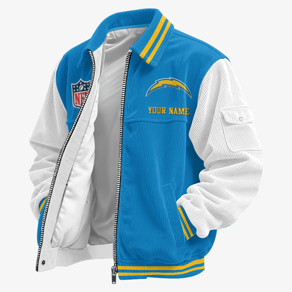 Los Angeles Chargers Touchdown Classic Varsity Jacket PWKMCN