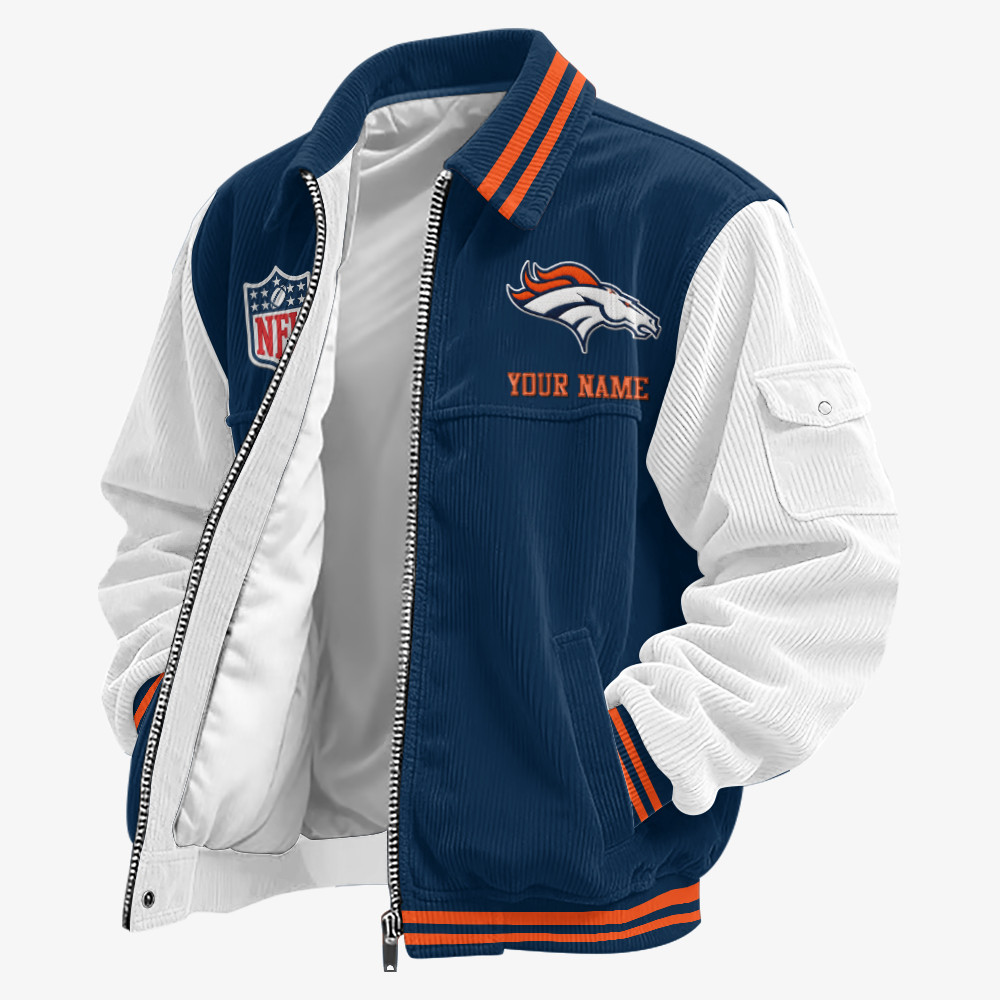 Denver Broncos Touchdown Classic Varsity Jacket PAVLA7