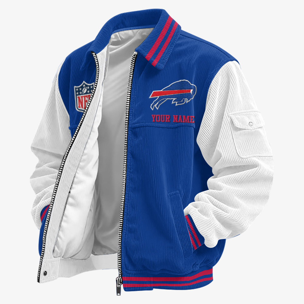 Buffalo Bills Touchdown Classic Varsity Jacket PD5LQZ