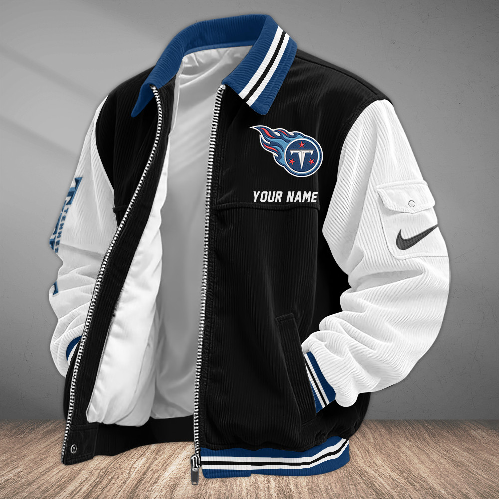 Tennessee Titans Touchdown Classic Varsity Jacket P4HS64