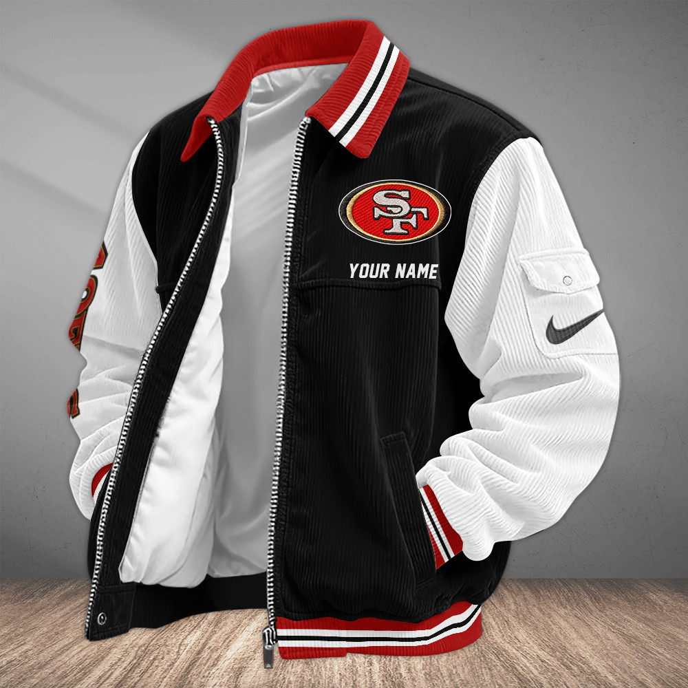 San Francisco 49ers Touchdown Classic Varsity Jacket PYZKEM