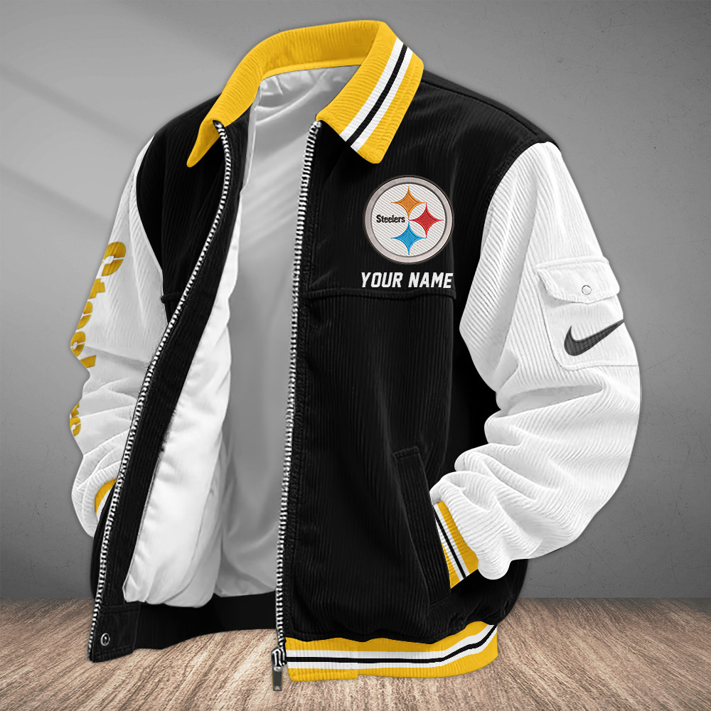 Pittsburgh Steelers Touchdown Classic Varsity Jacket PEB8JF