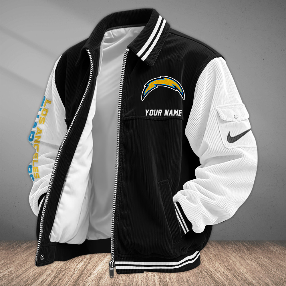 Los Angeles Chargers Touchdown Classic Varsity Jacket P85EZ2