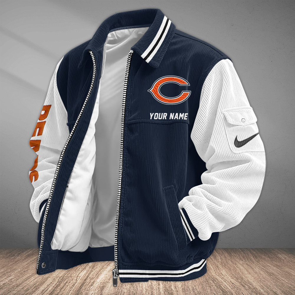 Chicago Bears Touchdown Classic Varsity Jacket PRQY8X