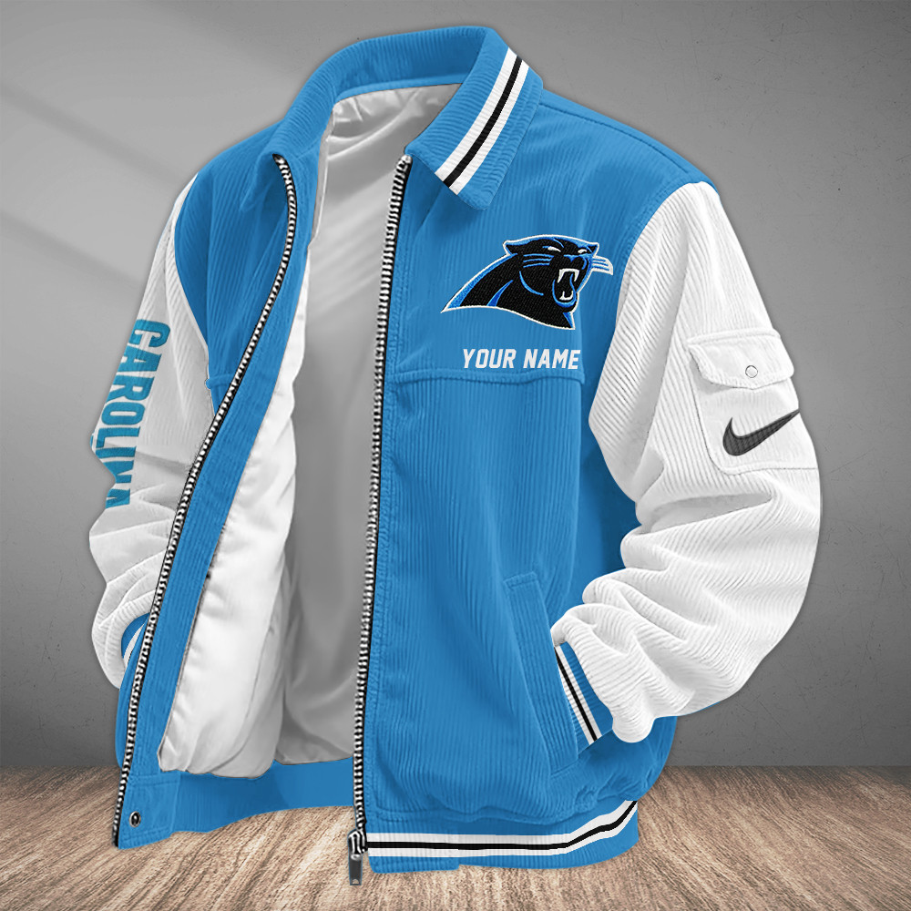 Carolina Panthers Touchdown Classic Varsity Jacket P35ACL