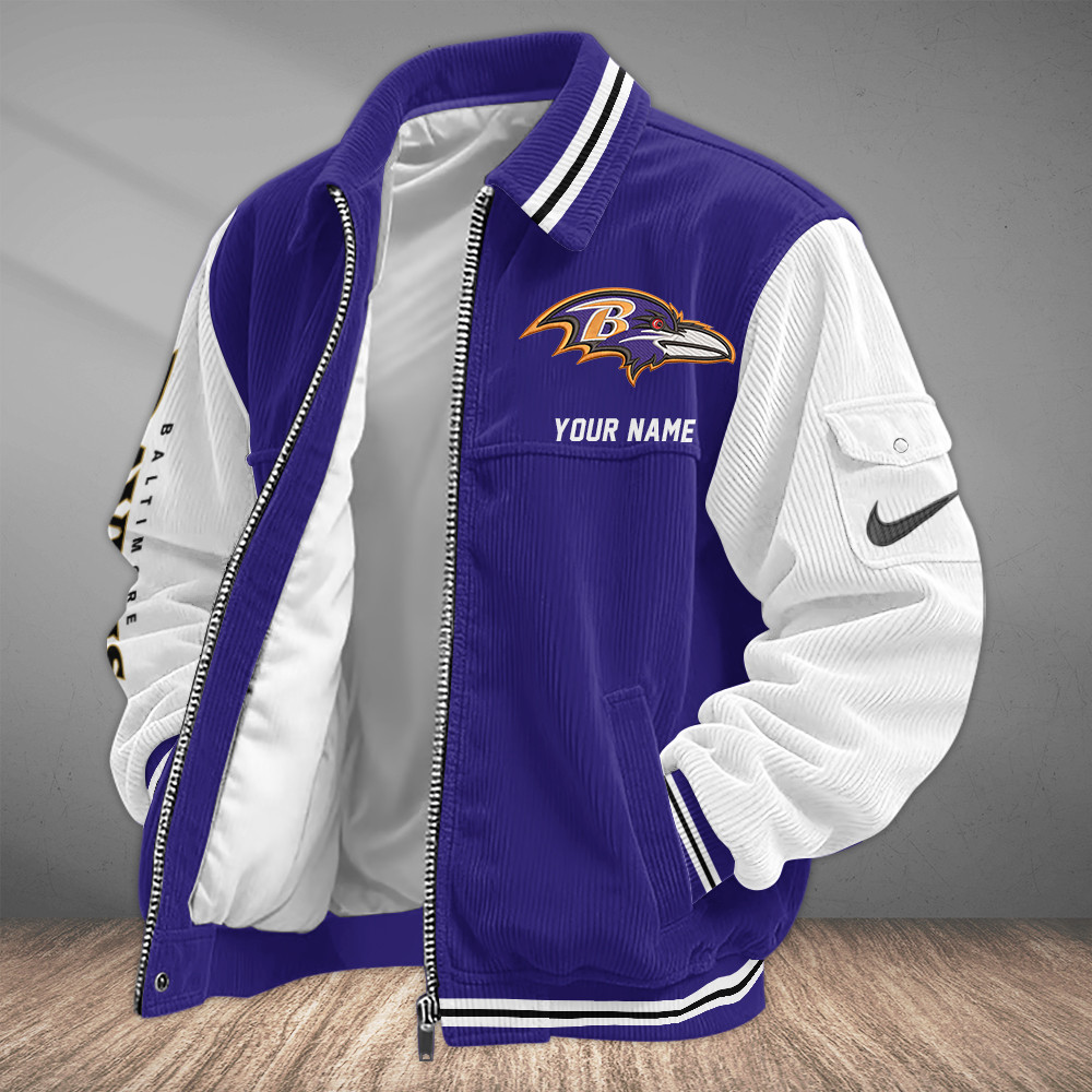 Baltimore Ravens Touchdown Classic Varsity Jacket PXLU6H