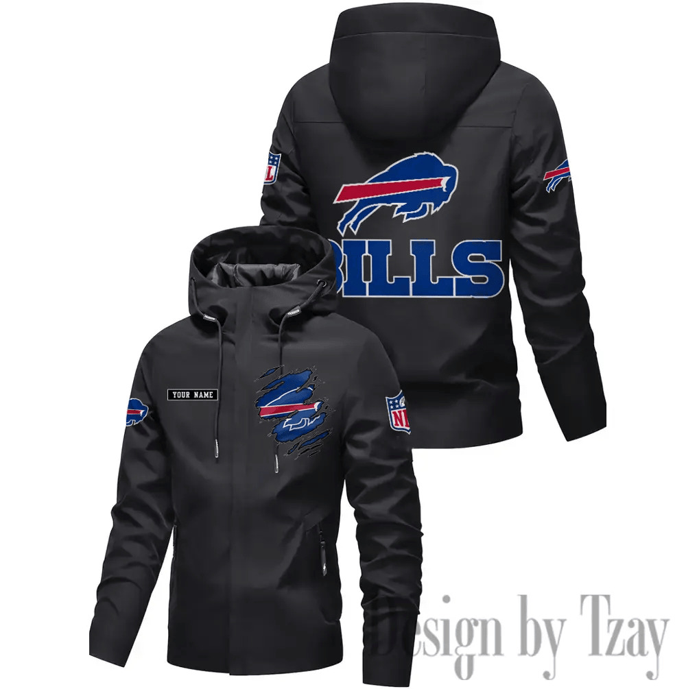 Buffalo Bills Motorcycle Riding Windbreaker Four Seasons Windproof PCGUQP