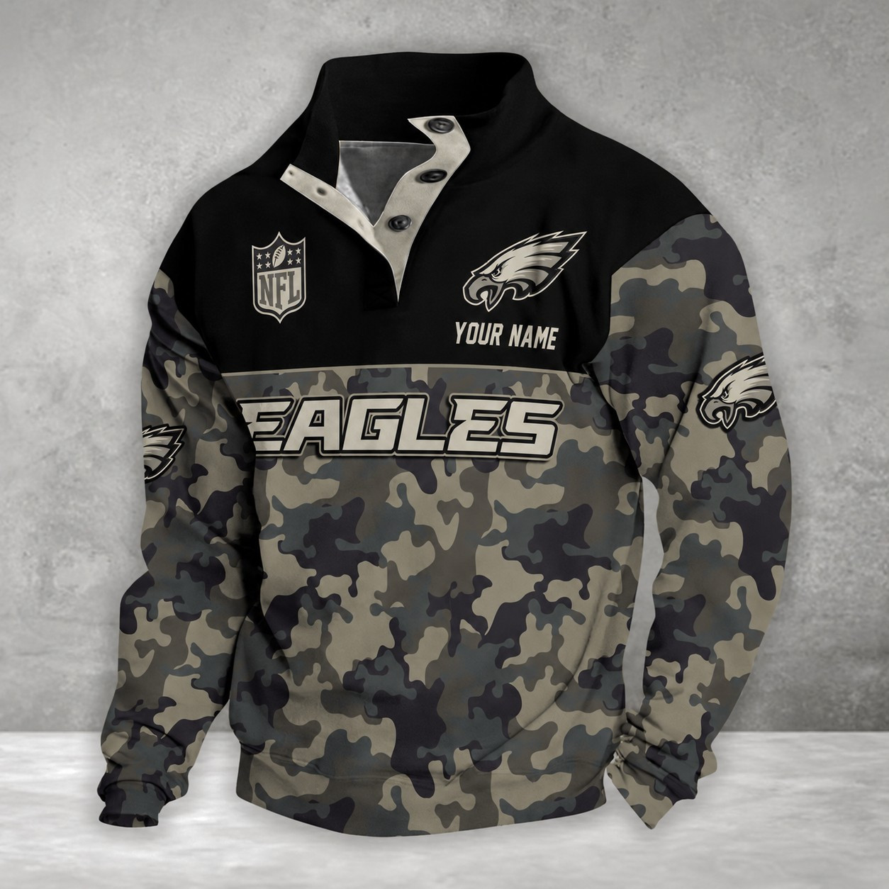 SPECIAL LIMITED EDITION IN 2025 – Philadelphia Eagles Double Stand Collar Sport Hoodies PCUJFR