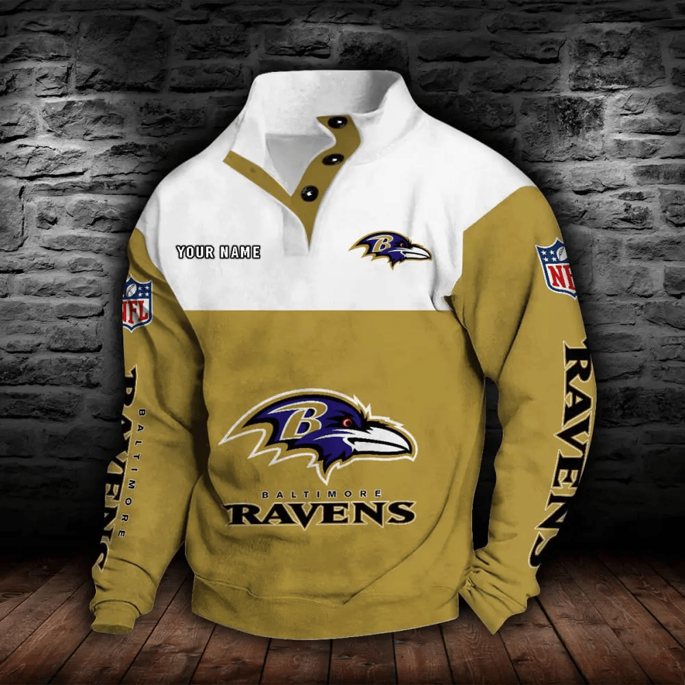 Baltimore Ravens NFL Sports Sweatshirt Colorful P2E2KV