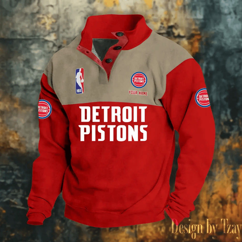 Detroit Pistons NBA Double Hoodie DV9 PN6T23