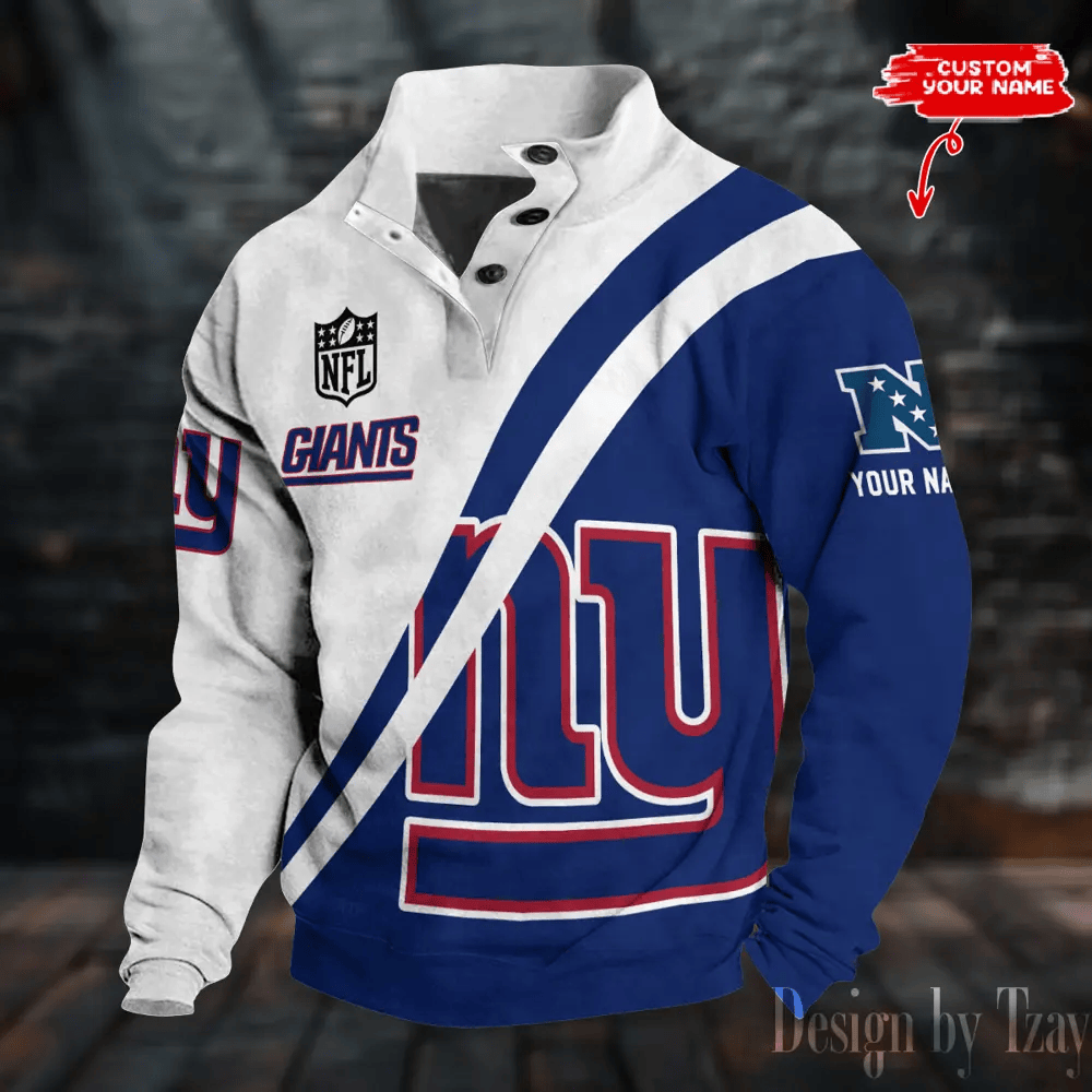 New York Giants Sports Print Sweatshirt PUWVQA