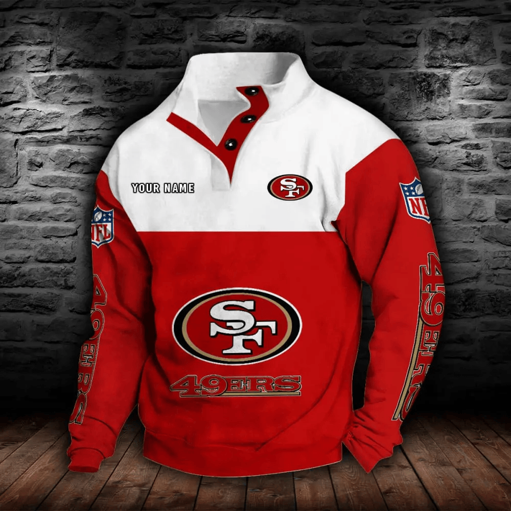 San Francisco 49ers NFL Sports Sweatshirt Colorful PWXEHE