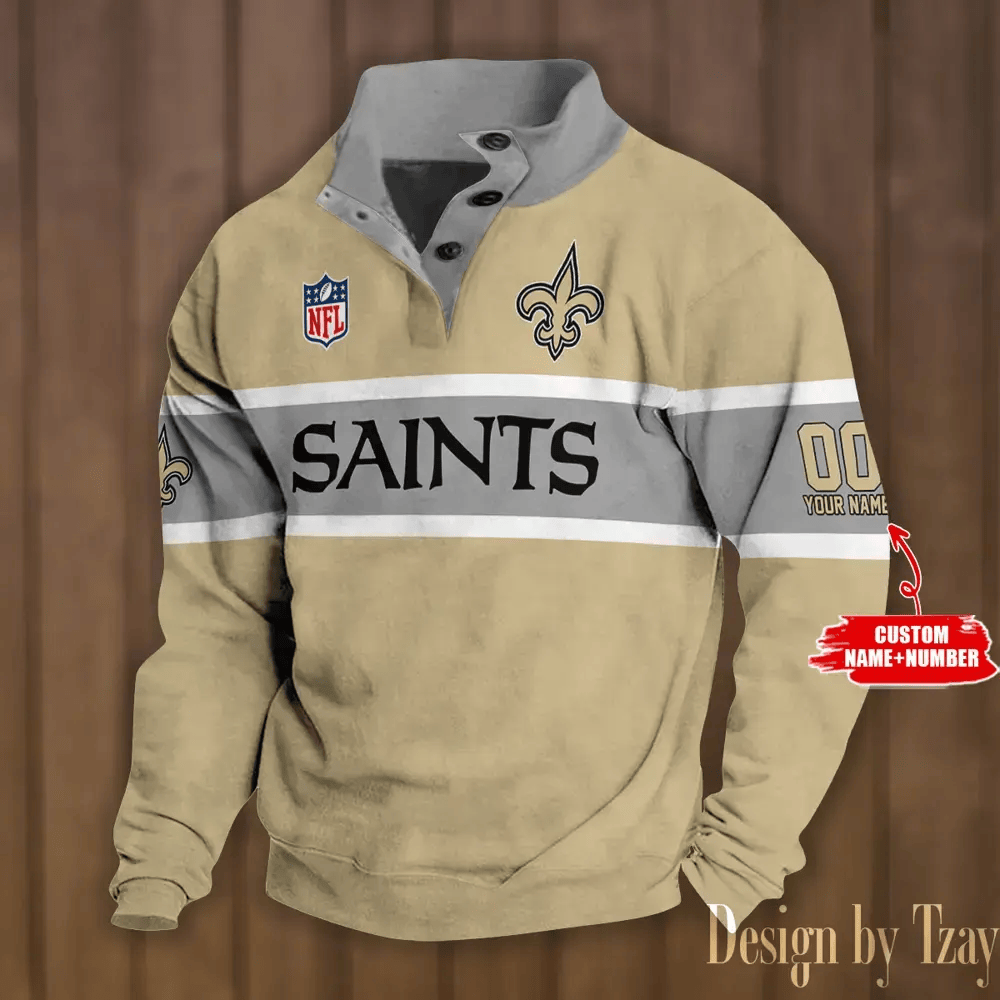 New Orleans Saints NFL Double Hoodies DV8 PN2FWR