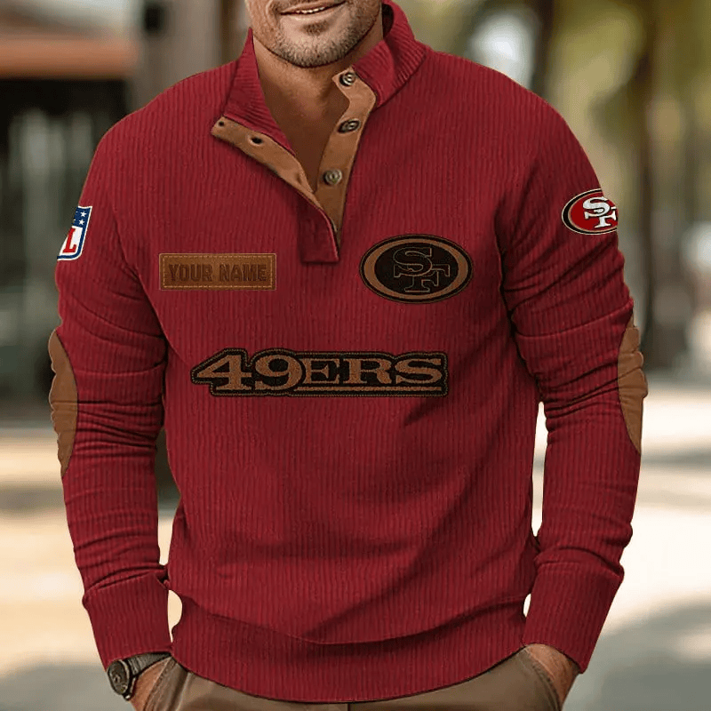 San Francisco 49ers Sports Print Sweatshirt P9KJPP