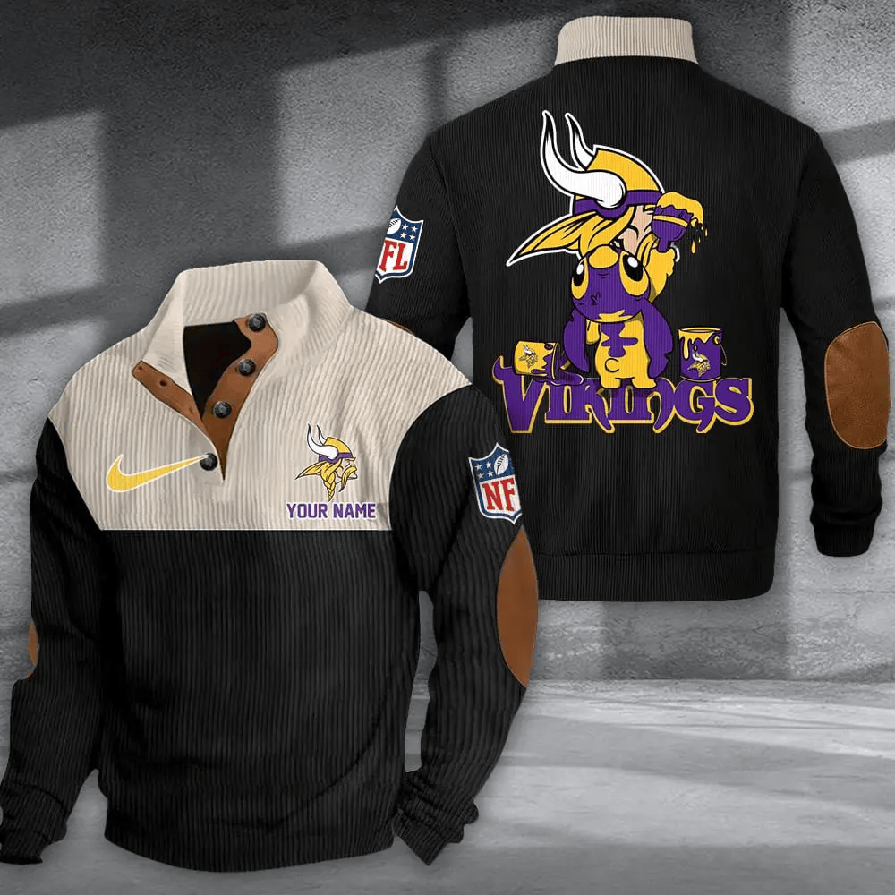 Minnesota Vikings Sport Print Sweatshirt PTNCAQ