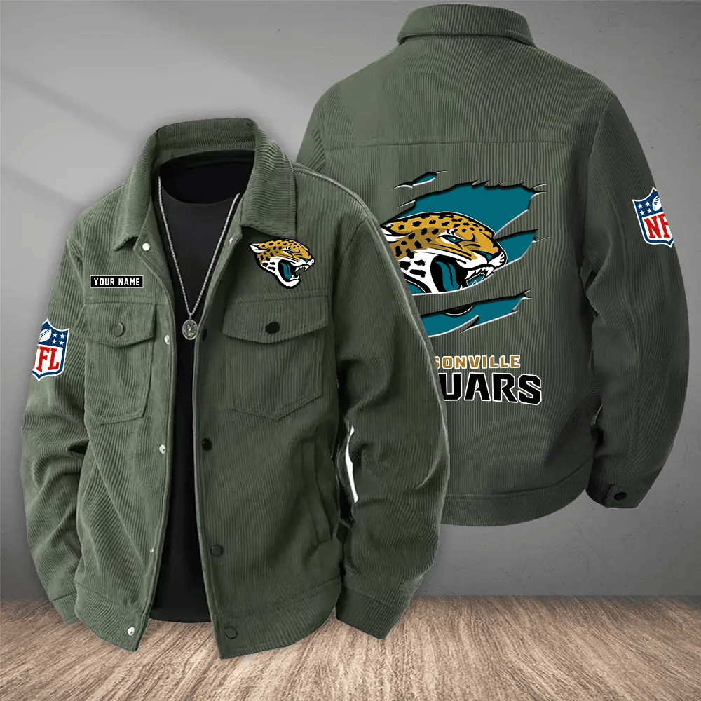 Jacksonville Jaguars Versatile Lapel Workwear Jacket P7WQ7N