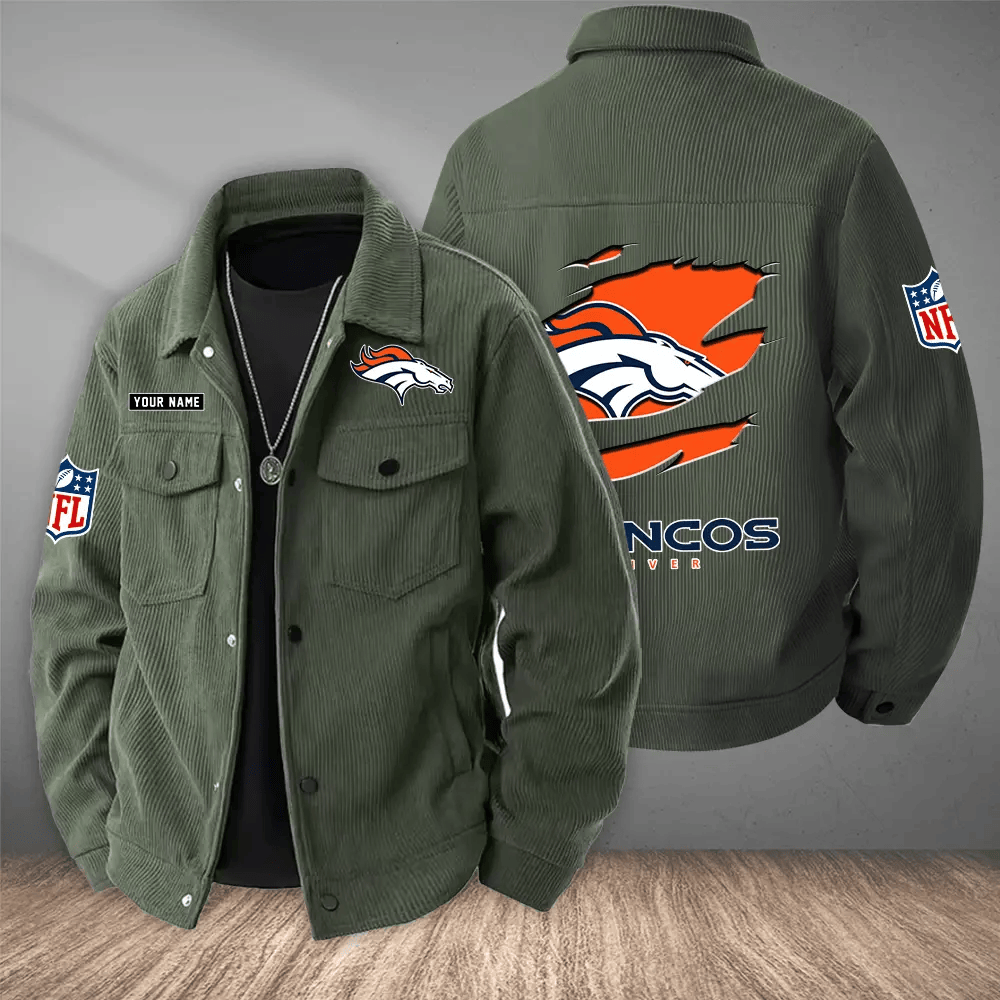 Denver Broncos Versatile Lapel Workwear Jacket PN3KAV