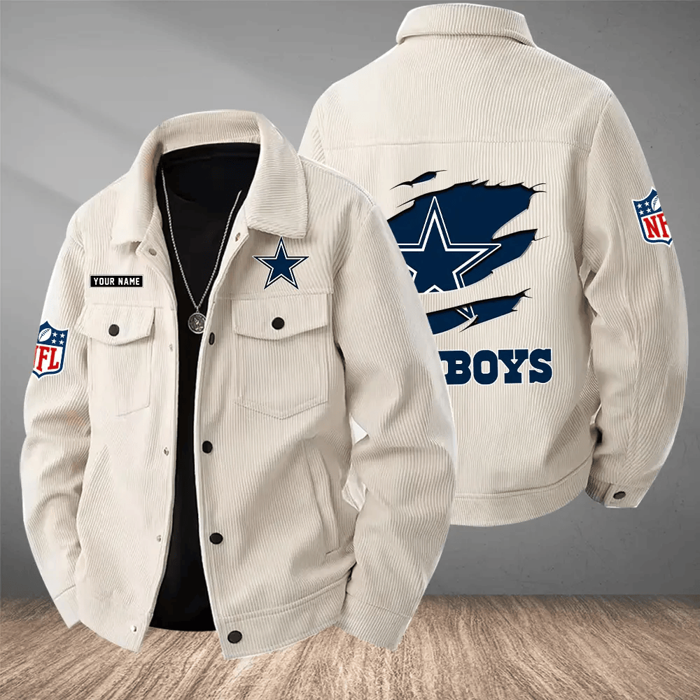 Dallas Cowboys Versatile Lapel Workwear Jacket PHBJRB