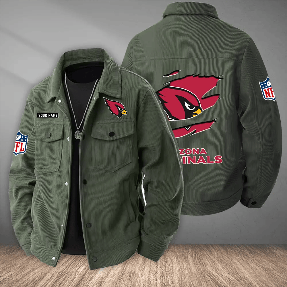 Arizona Cardinals Versatile Lapel Workwear Jacket PXC9GV