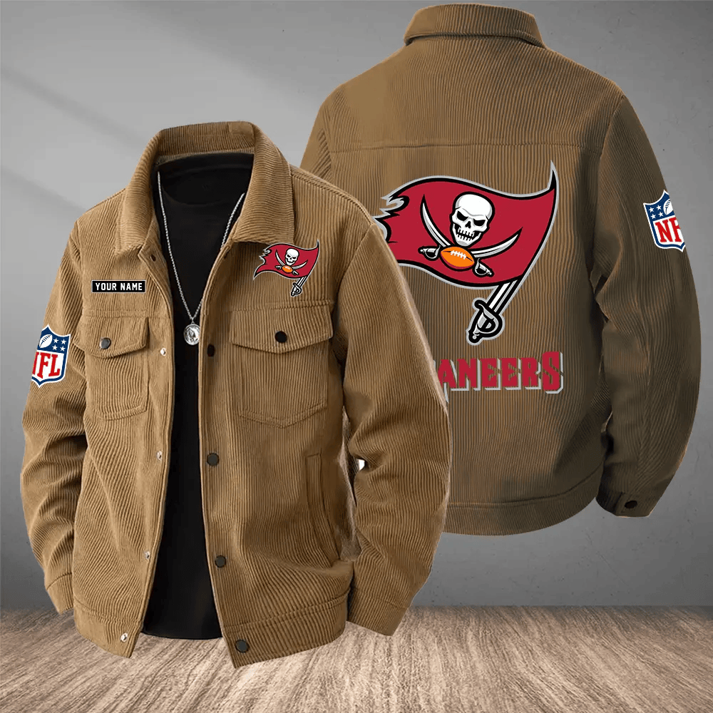 Tampa Bay Buccaneers Versatile Lapel Workwear Jacket P5QSTC