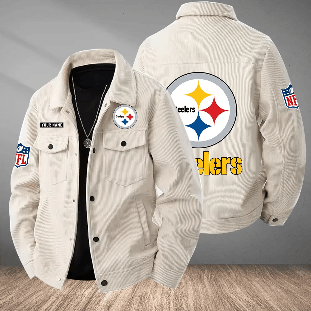 Pittsburgh Steelers Versatile Lapel Workwear Jacket PR37WD