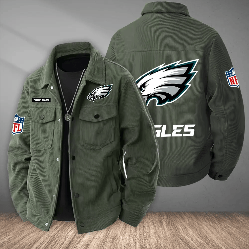 Philadelphia Eagles Versatile Lapel Workwear Jacket P829GT