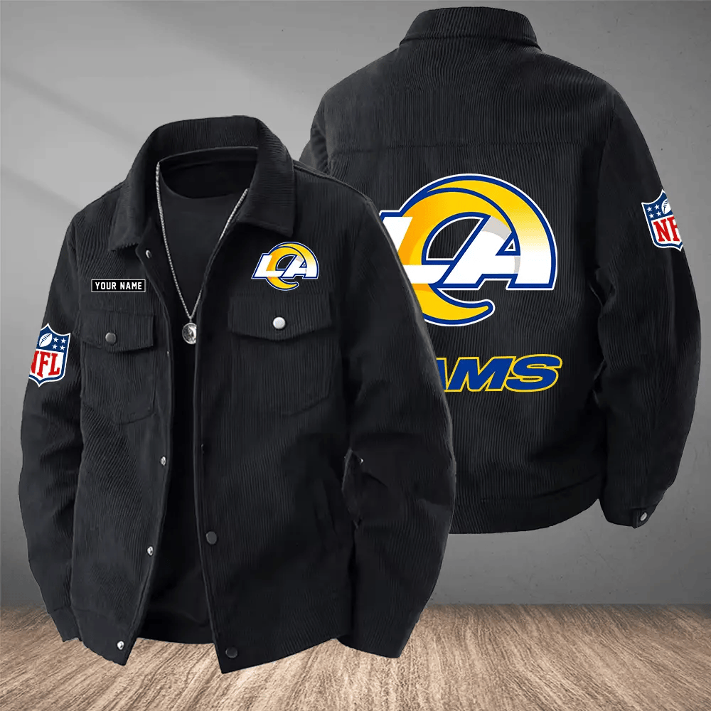 Los Angeles Rams Versatile Lapel Workwear Jacket PGNLSC
