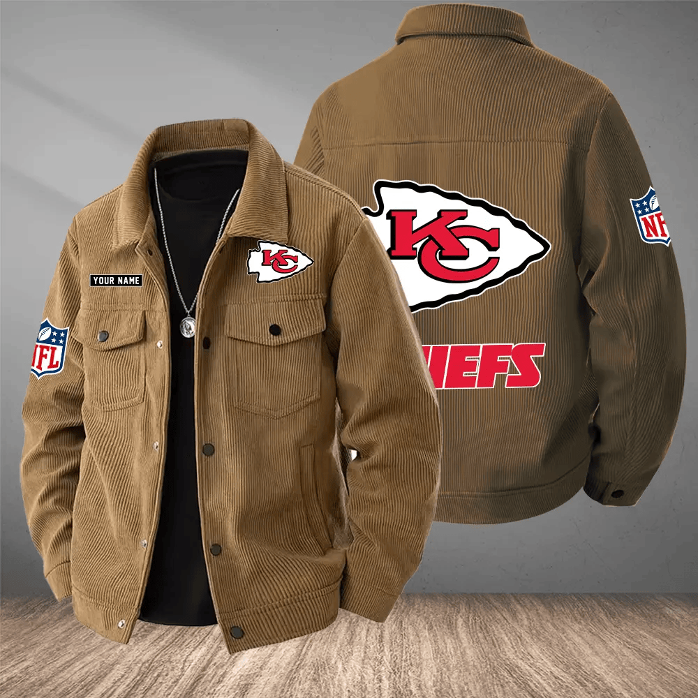 Kansas City Chiefs Versatile Lapel Workwear Jacket P4KK9N