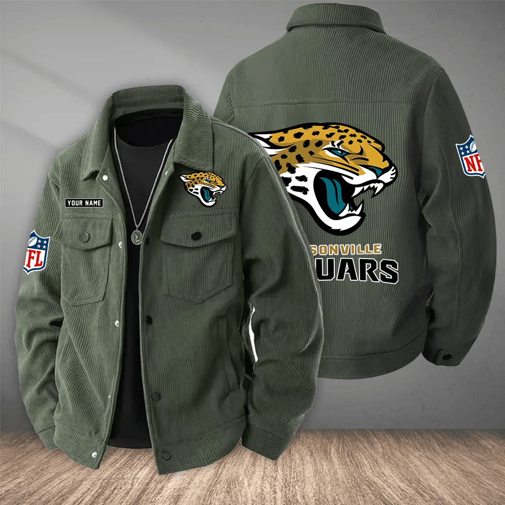 Jacksonville Jaguars Versatile Lapel Workwear Jacket PZB4YS