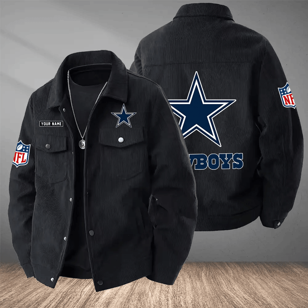 Dallas Cowboys Versatile Lapel Workwear Jacket PKEHWE