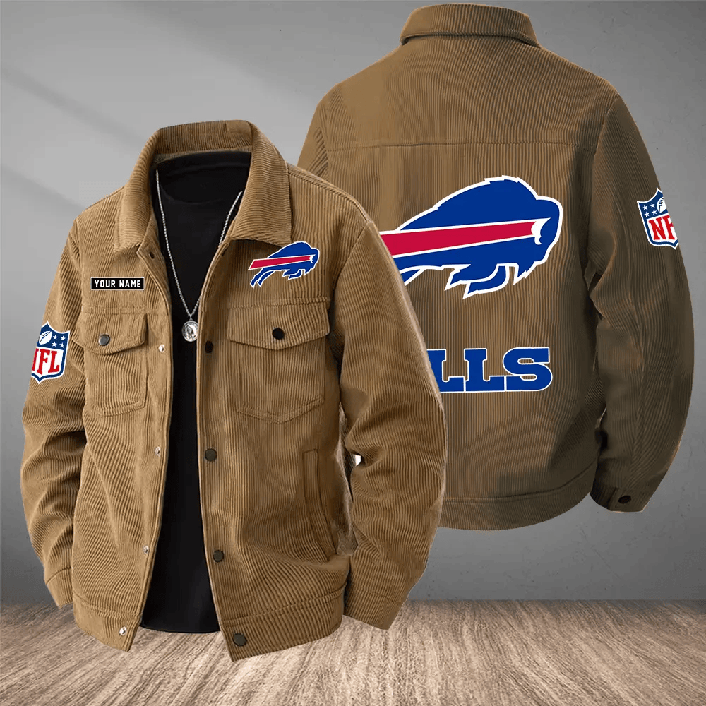 Buffalo Bills Versatile Lapel Workwear Jacket P9EC98