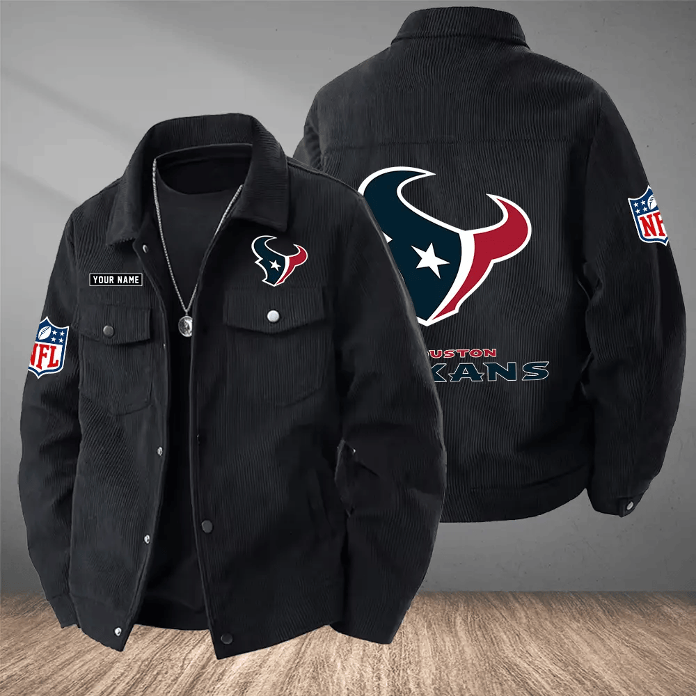 Houston Texans Versatile Lapel Workwear Jacket PML4GE
