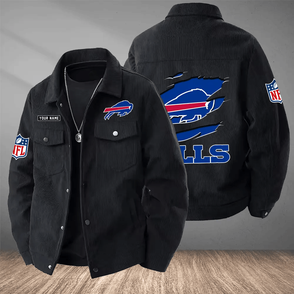 Buffalo Bills Versatile Lapel Workwear Jacket PCBW5Z