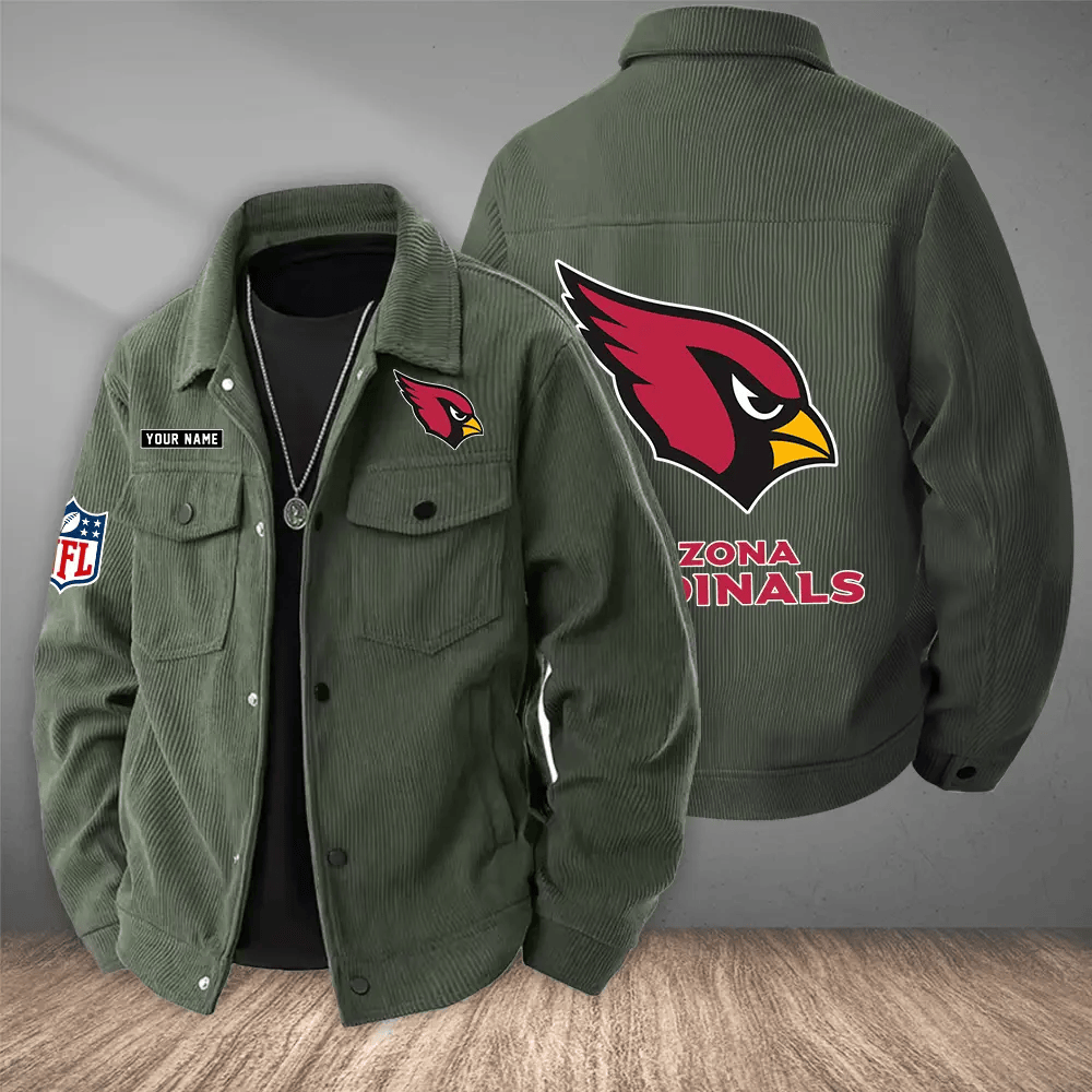 Arizona Cardinals Versatile Lapel Workwear Jacket P3AMJ8