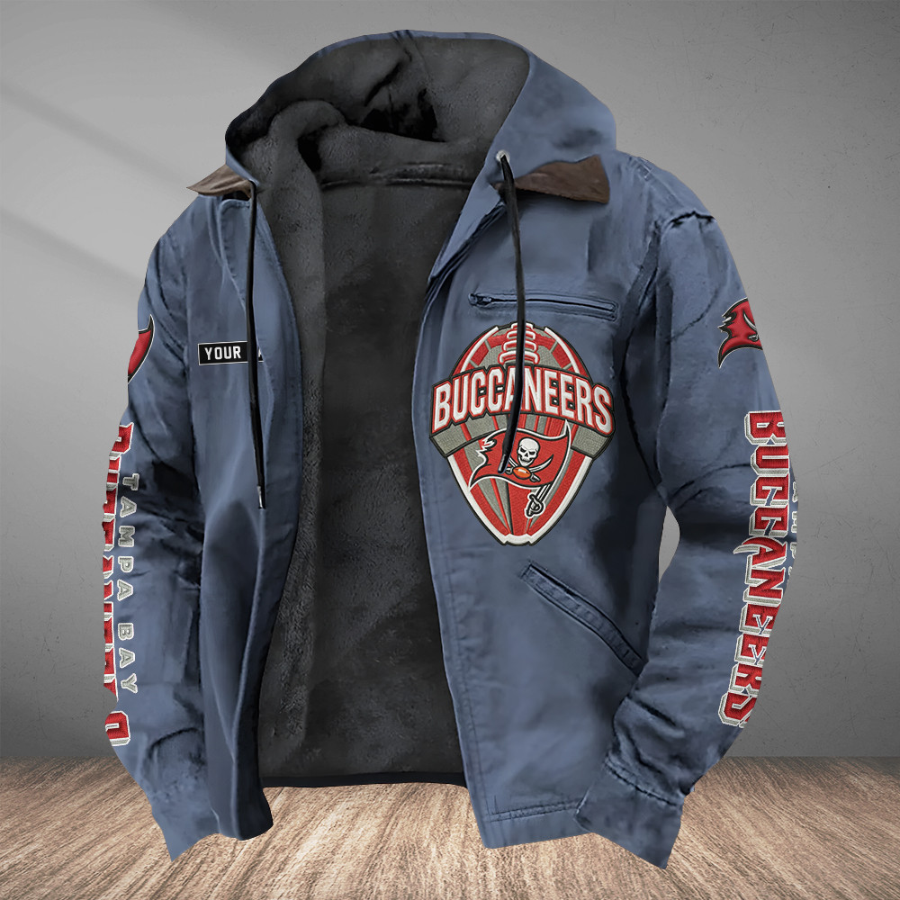 Tampa Bay Buccaneers Heavyweight Hooded Jacket P9PMJ5