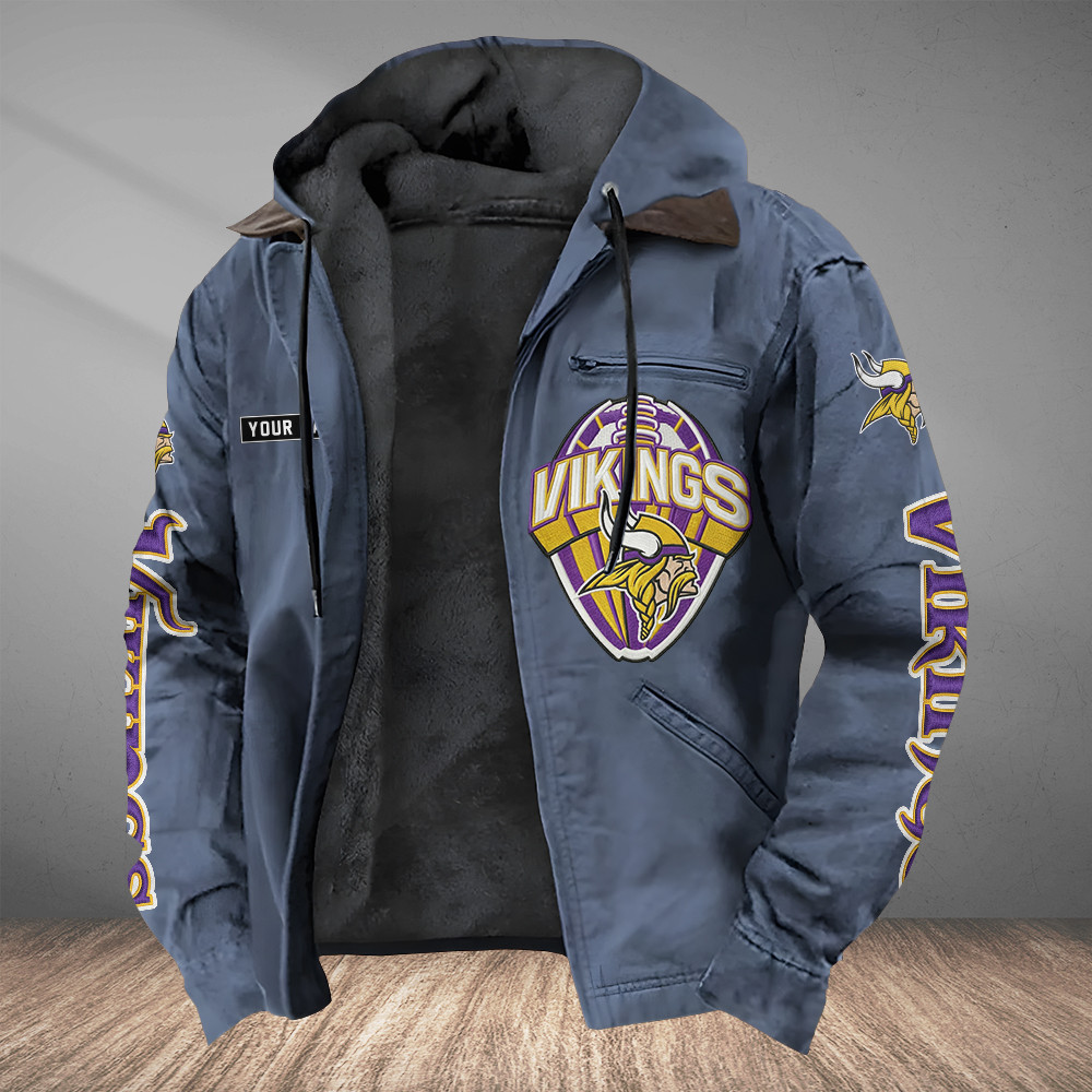 Minnesota Vikings Heavyweight Hooded Jacket PS5KJ7