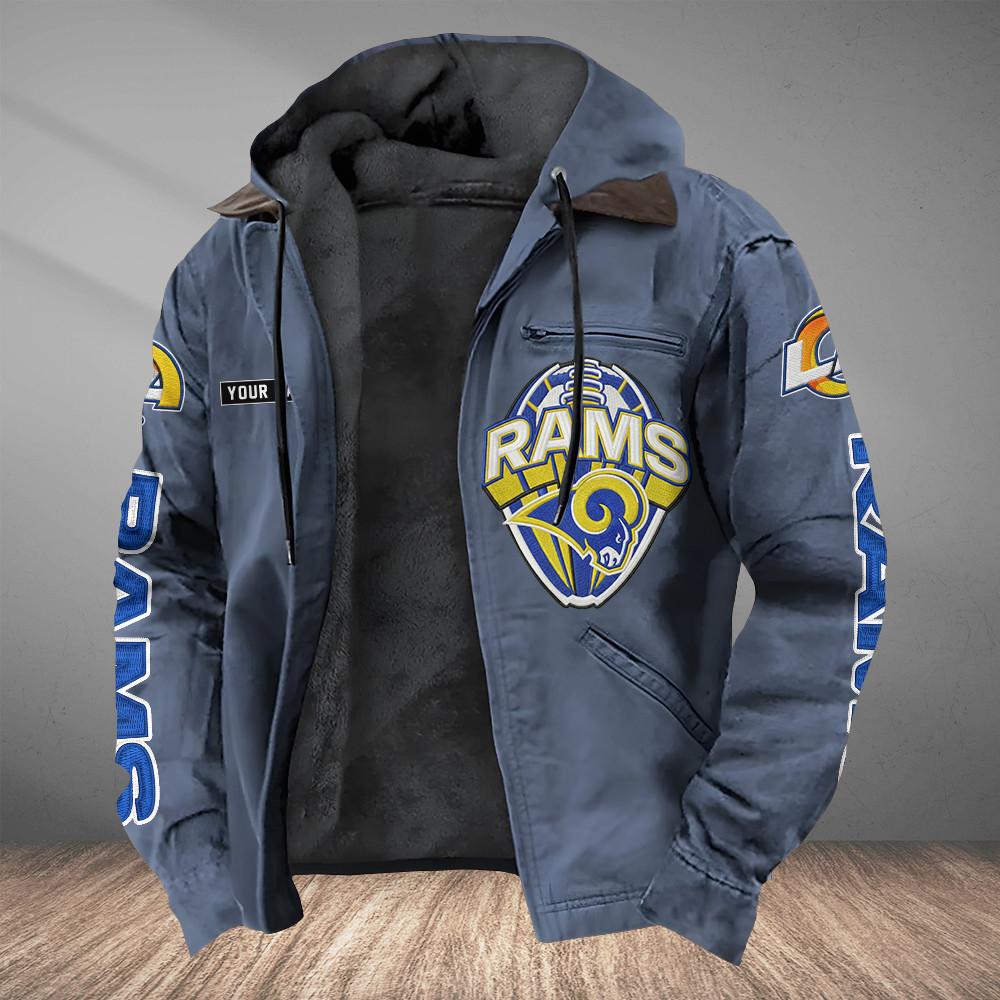 Los Angeles Rams Heavyweight Hooded Jacket PL6RZN