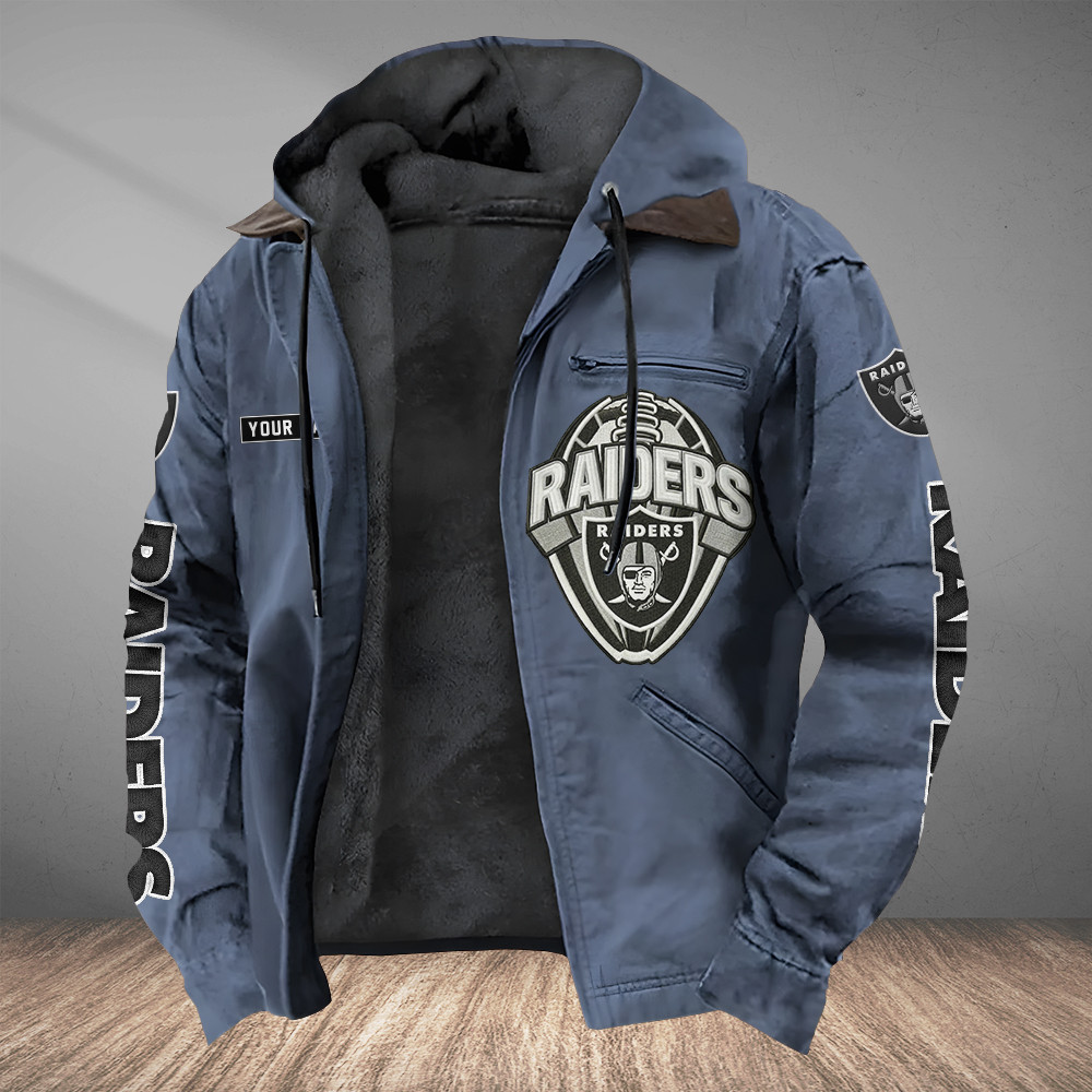 Las Vegas Raiders Heavyweight Hooded Jacket PULMV2