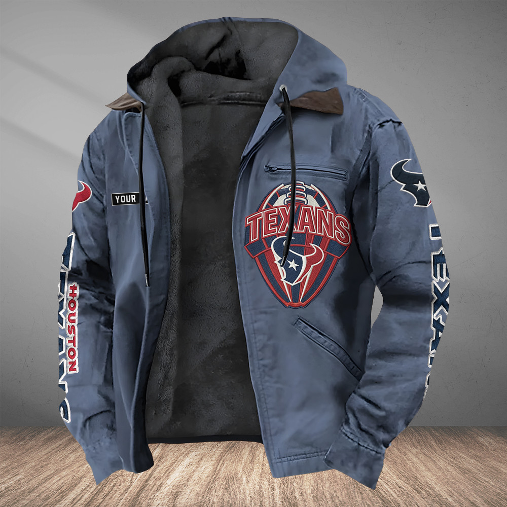 Houston Texans Heavyweight Hooded Jacket P3SCQG