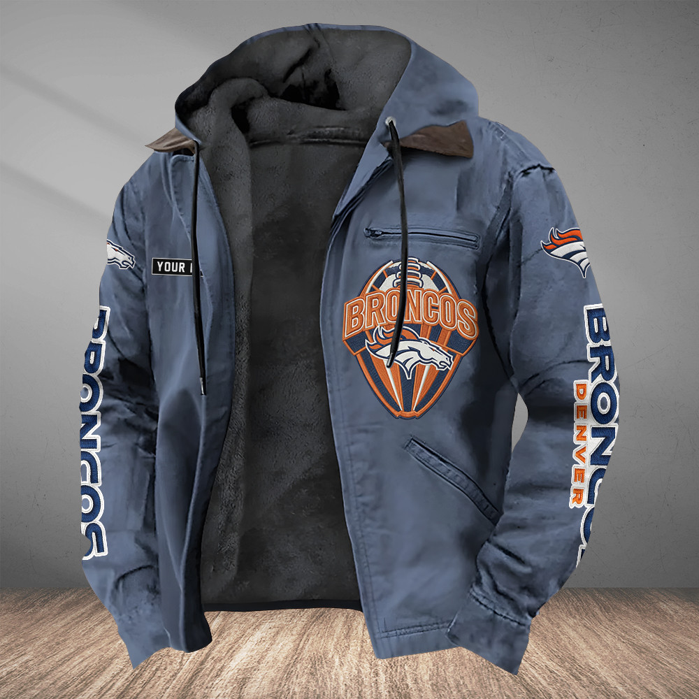 Denver Broncos Heavyweight Hooded Jacket PN8HDB