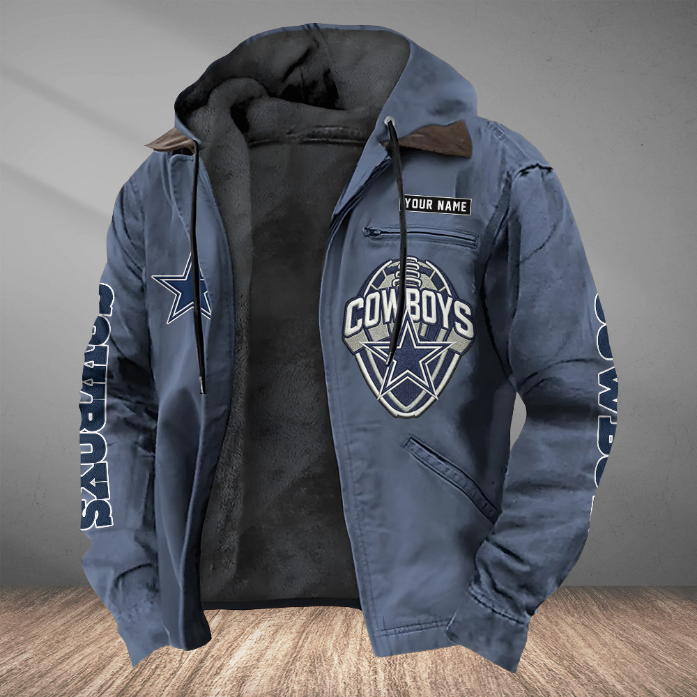 Dallas Cowboys Heavyweight Hooded Jacket PNTVCN