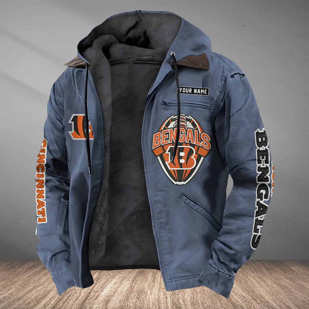 Cincinnati Bengals Heavyweight Hooded Jacket P5LJ48