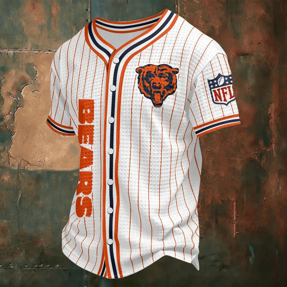 Chicago Bears Waffle Baseball Jersey PN3PAX