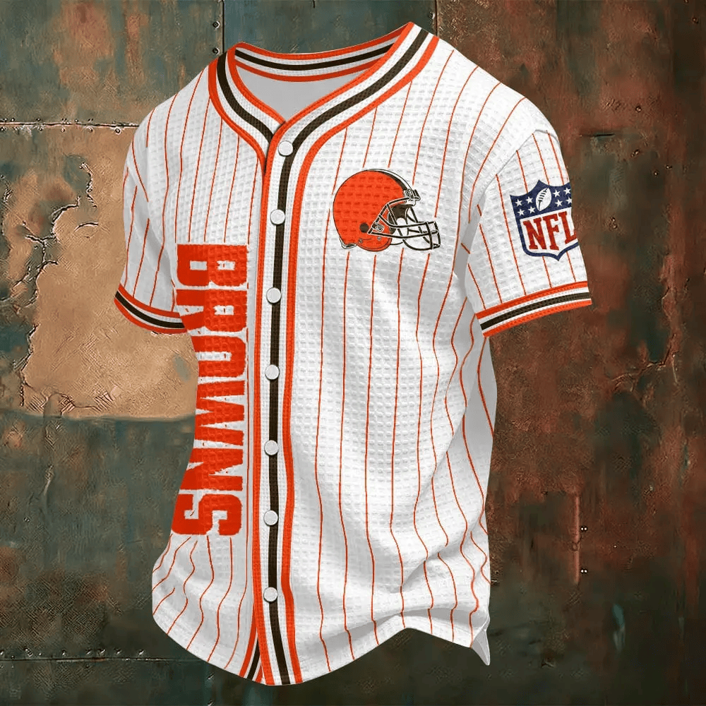Cleveland Browns Waffle Baseball Jersey PRU6Y4