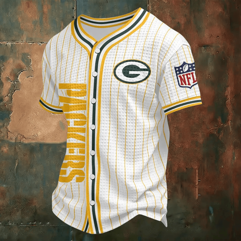 Green Bay Packers Waffle Baseball Jersey PXDL52