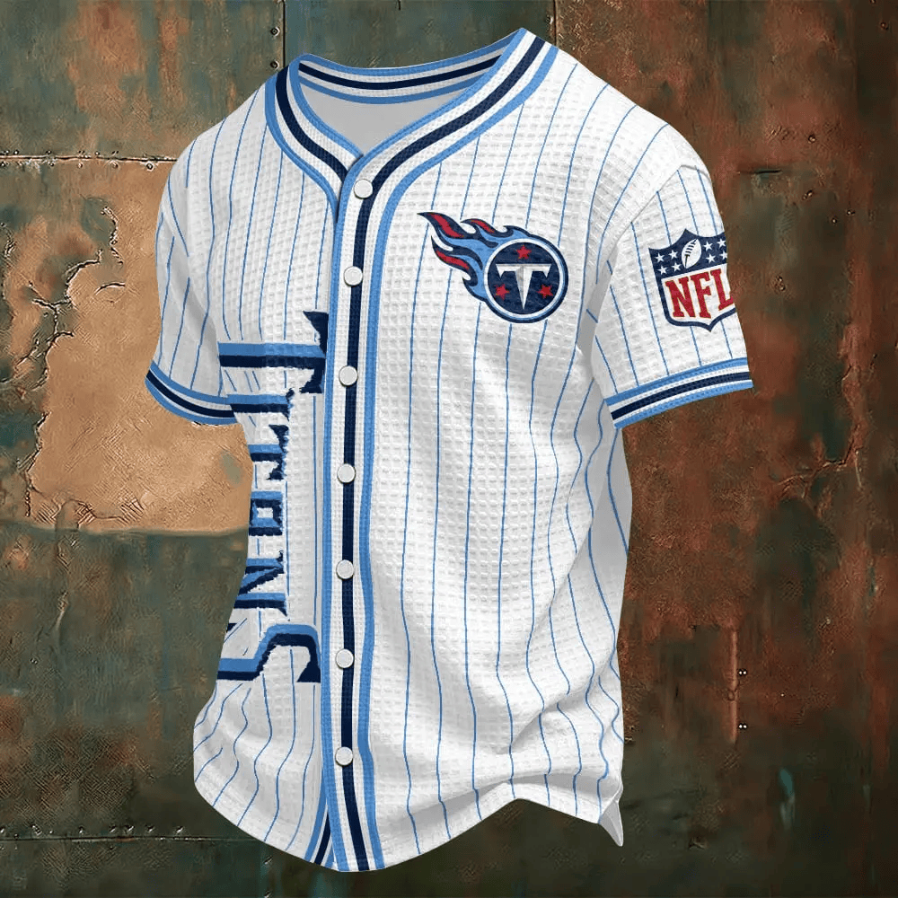 Tennessee Titans Waffle Baseball Jersey P4YAGF