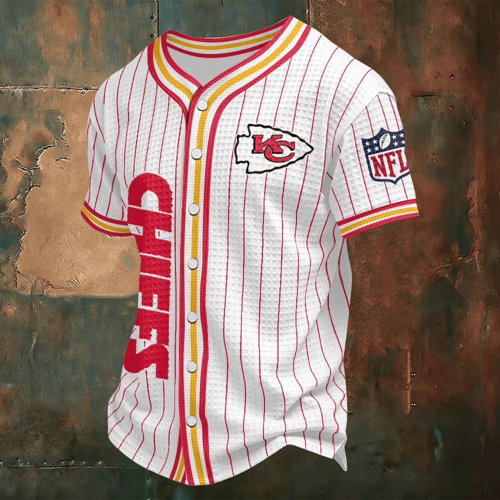 Kansas City Chiefs Waffle Baseball Jersey P9XJ3N
