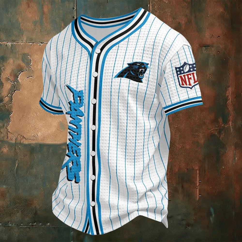 Carolina Panthers Waffle Baseball Jersey PTNJG6